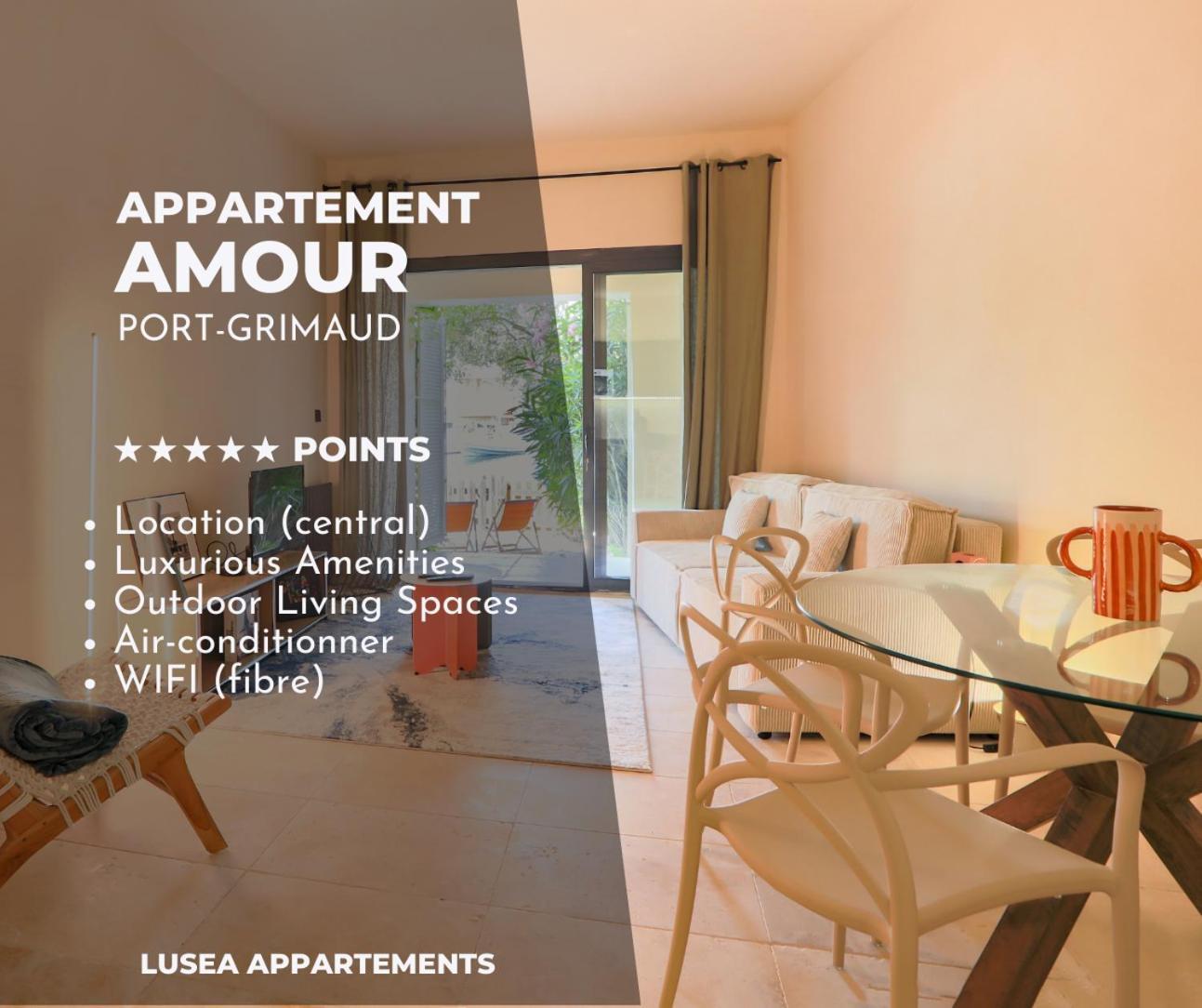 Appartement Amour Terrasse Sur L'Eau Grimaud Exterior foto